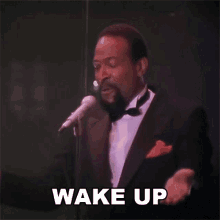 Wake Up Marvin Gaye GIF - Wake Up Marvin Gaye Sexual Healing Song GIFs