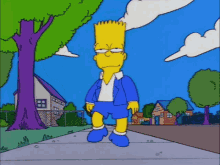 The Simpsons Strut GIF - The Simpsons Strut Bart Simpson GIFs