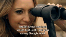 I Never Knew How Love Could Hurt, Until I Put You On My Google Alert. GIF - Crush Taryn Southern GIFs