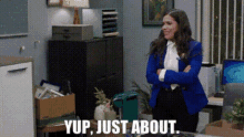 Superstore Amy Sosa GIF - Superstore Amy Sosa Yup Just About GIFs