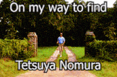 Tetsuya Nomura Forest Gump Running GIF
