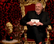 Doubled Over Laughing Greg Davies GIF - Doubled Over Laughing Greg Davies Taskmaster GIFs