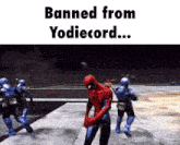 a picture of a video game with the words banned from yodiecord on the bottom