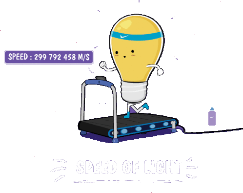 Light speed animation