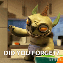 Did You Forget Notenrique GIF - Did You Forget Notenrique Trollhunters Tales Of Arcadia GIFs