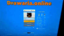 a person 's hand is reaching out towards a screen that says ' i.d.online ' on it