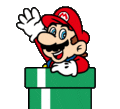 Mario Super Mario Sticker