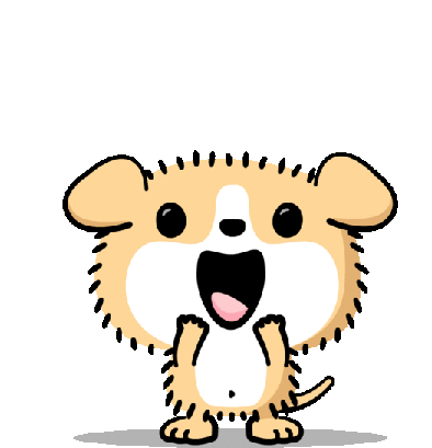 Excited Puppy Sticker - Excited Puppy Smile Stickers