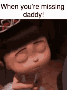 Agnes Missing Daddy GIF