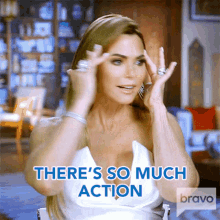 Theres So Much Action Dandra Simmons GIF - Theres So Much Action Dandra Simmons Real Housewives Of Dallas GIFs