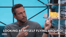 Looking At Myself Flying Around Flying GIF - Looking At Myself Flying Around Flying Around Flying GIFs