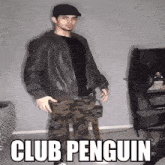 John Underground Club Penguin GIF - John Underground Club Penguin Dance GIFs