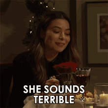 She Sounds Terrible Carly Shay GIF - She Sounds Terrible Carly Shay Miranda Cosgrove GIFs