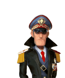 serious top war battle game frowning angry look general