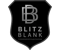 a black and silver logo for blitz blank professional fahrzeugaufbereitung