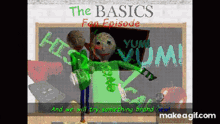 a video game called the basics fan episode is being played