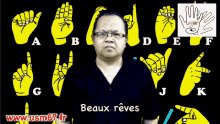 Beaux Reves Lsf Usm67 Beau Lsf Deaf67 GIF - Beaux Reves Lsf Usm67 Beau Lsf Deaf67 Rever Lsf Deaf67 GIFs