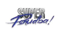 a logo that says super fenidba with a blue border