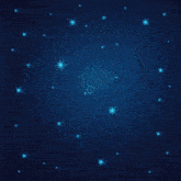 a woman 's face is shown in a circle with a blue background