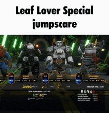 Deep Rock Galactic Leaf Lover Special Jumpscare GIF