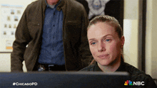 Looking At The Monitor Hank Voight GIF