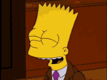 Bart Simpson Haha GIF