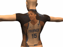 a basketball player with the number 15 on her back