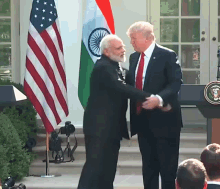 Narendra Modi Donald Trump GIF - Narendra Modi Donald Trump White House GIFs