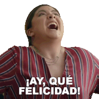 Ay Qué Felicidad Luz Aldán Sticker
