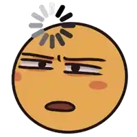 a cartoon face with a loading bar on it