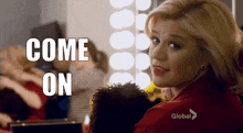 Kelly Clarkson A Cautionary Christmas Music Tale GIF - Kelly Clarkson A Cautionary Christmas Music Tale Come On GIFs