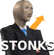 Stonks Sticker - Stonks Stickers