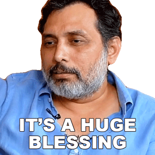 It'S A Huge Blessing Neeraj Pandey Sticker - It'S A Huge Blessing Neeraj Pandey Pinkvilla Stickers