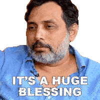It'S A Huge Blessing Neeraj Pandey Sticker - It'S A Huge Blessing Neeraj Pandey Pinkvilla Stickers