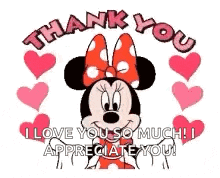 Thank You Minnie Mouse GIF - Thank You Minnie Mouse Disney GIFs