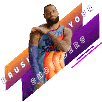 Brush Your Shoulders Lebron James Sticker - Brush Your Shoulders Lebron James Space Jam A New Legacy Stickers