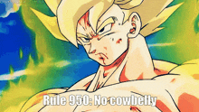 Rule 950 Goku Rule Gif GIF - Rule 950 Goku Rule Gif Dbz Rule Gif GIFs