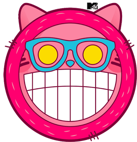 Smiling Cat Premios Mtv Miaw Sticker - Smiling Cat Premios Mtv Miaw Big Smile Stickers
