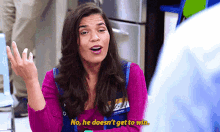 Superstore Amy Sosa GIF - Superstore Amy Sosa No He Doesnt Get To Win GIFs