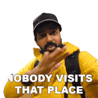 Nobody Visits That Place Faisal Khan Sticker
