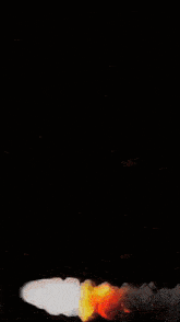 a painting of a ghost in a dark room with a flame coming out of it