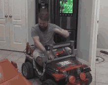 Move Over Toy Jeep GIF - Move Over Toy Jeep Driver GIFs