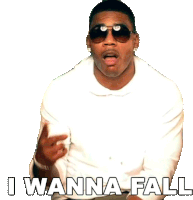 I Wanna Fall Cornell Iral Haynes Jr Sticker - I Wanna Fall Cornell Iral Haynes Jr Nelly Stickers