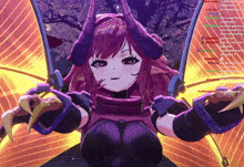 a video of a girl with horns is being watched by many people