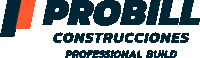a logo for probill construcciones professional build is shown