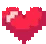 Red Heart Spinning Sticker