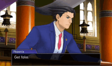 Get Fake Get Real GIF - Get Fake Get Real Ace Attorney GIFs