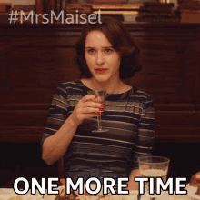 One More Time Miriam Maisel GIF - One More Time Miriam Maisel Rachel Brosnahan GIFs