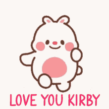 Love You Kirby Kirby GIF - Love You Kirby Kirby Kirbs GIFs