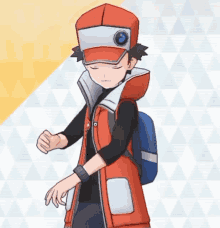 Pokemon Trainer Red GIF